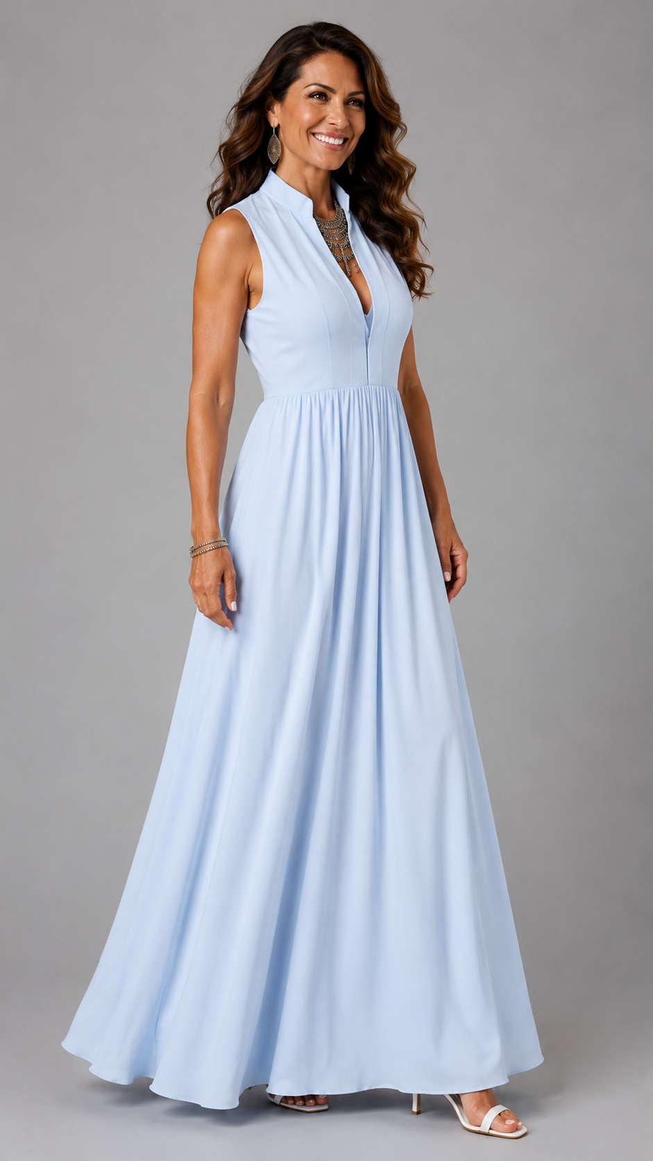 Virelia | Robe Maxi Élégante à Tombée Fluide