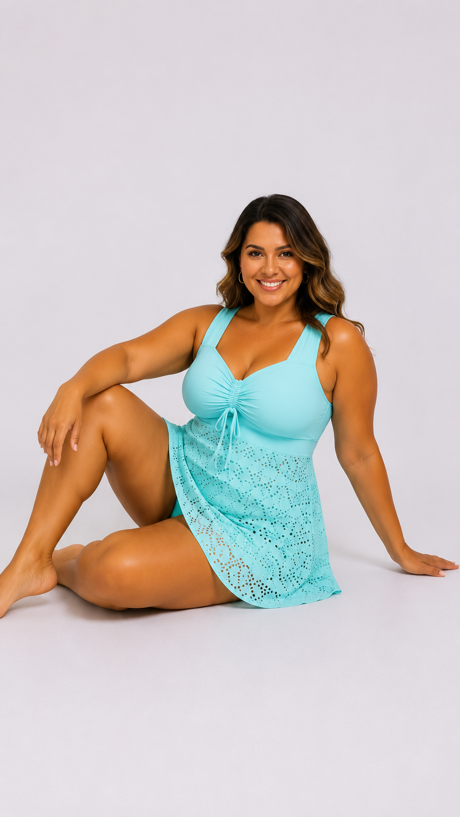 Grace | Tankini Gainant à Fronces Élégantes
