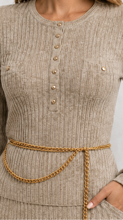 Golden Belt | Chemisier