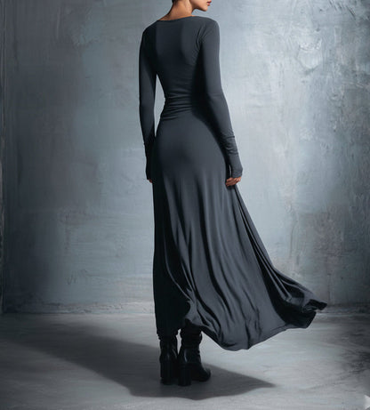 Vittoria · Robe longue avec nœud latéral