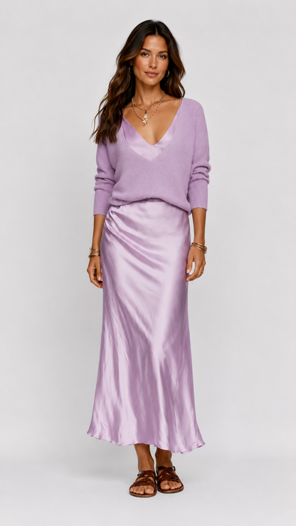 Luna | Robe Satinée