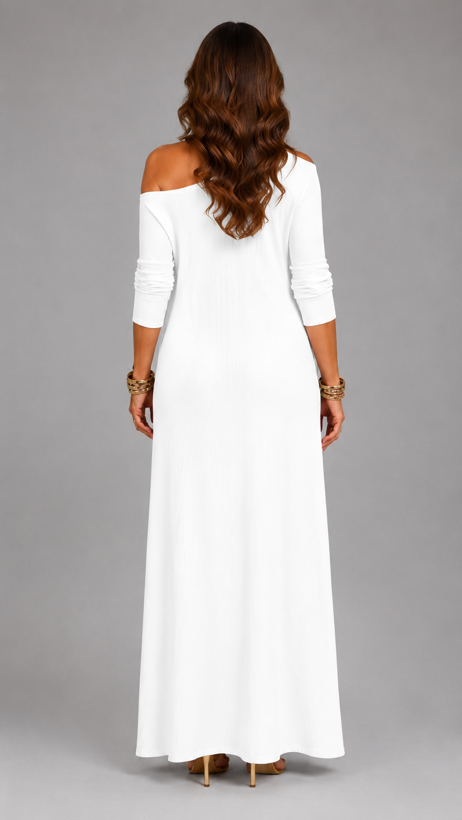 Asterelle | Robe Midi Élégante à Fente Latérale