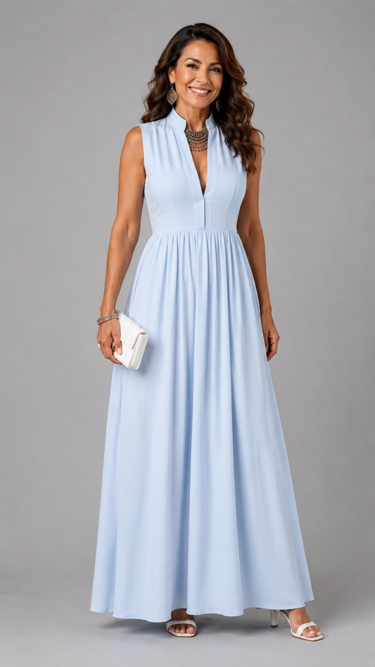 Virelia | Robe Maxi Élégante à Tombée Fluide
