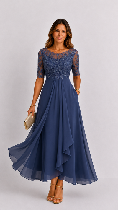 RHONDA | Robe élégante en dentelle