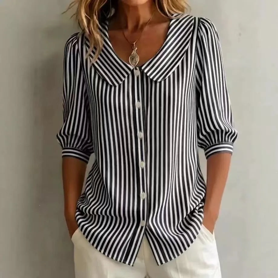 Alice - Camicetta Casual a Righe