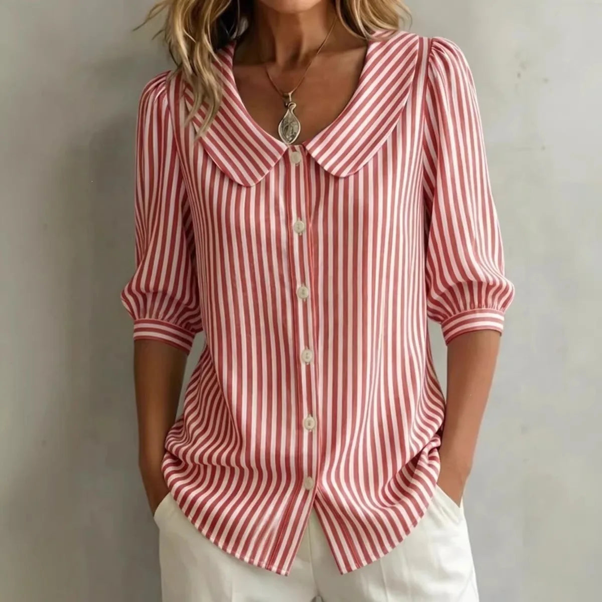 Alice - Camicetta Casual a Righe