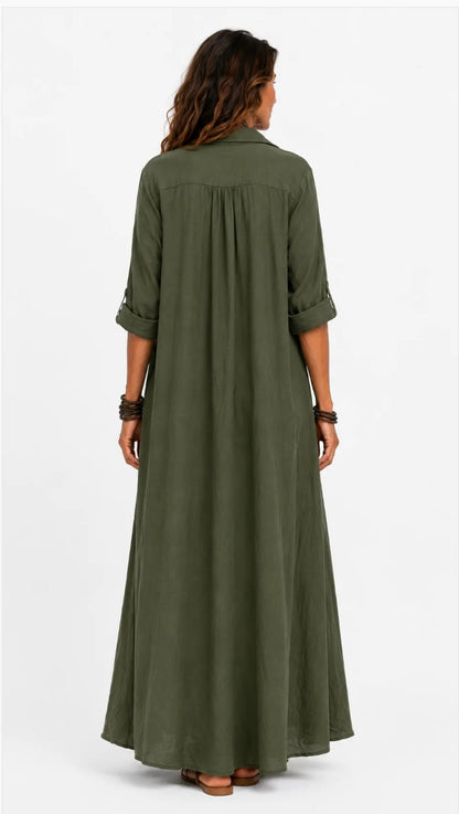 Giulia – Robe Longue en Lin
