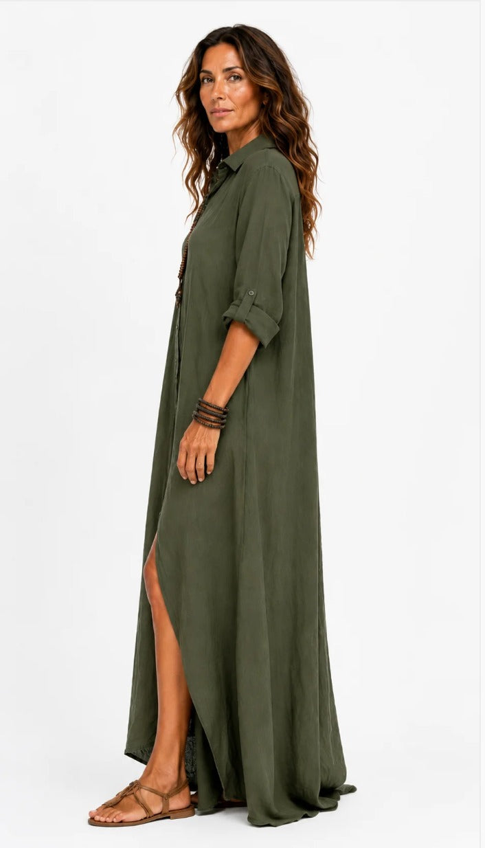 Giulia – Robe Longue en Lin