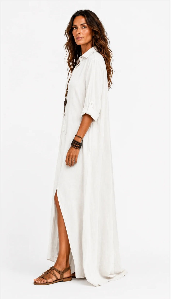 Giulia – Robe Longue en Lin