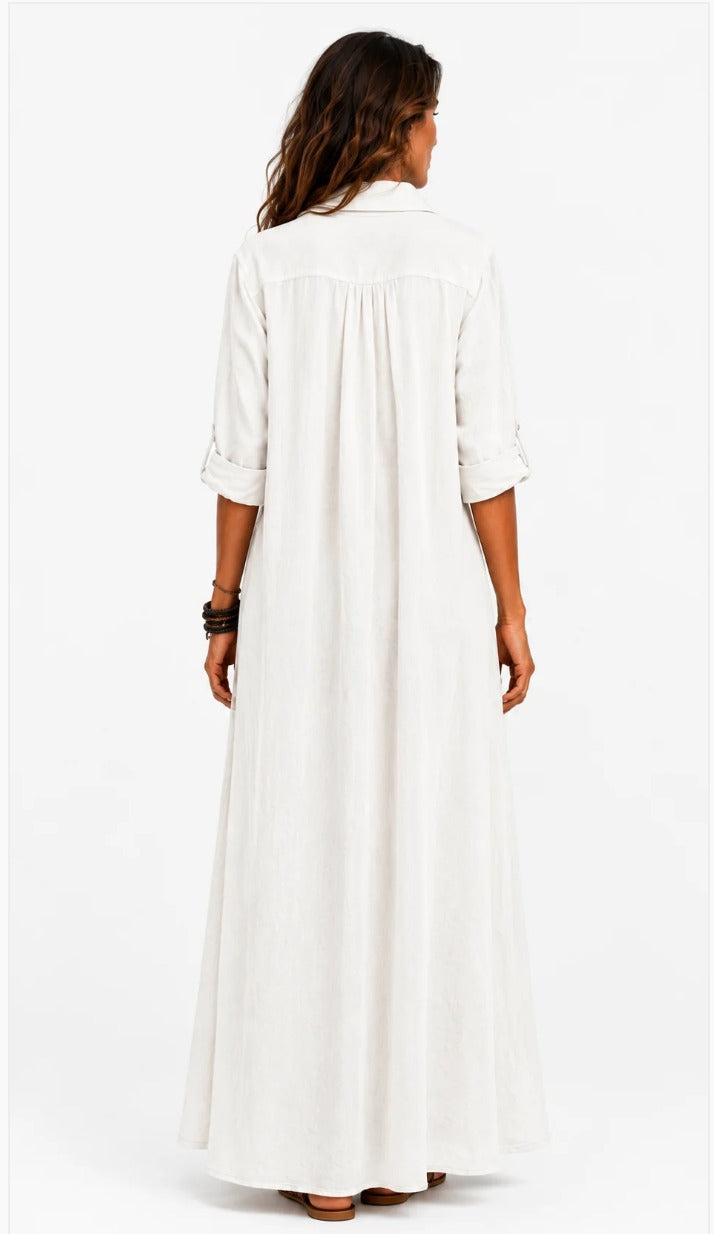 Giulia – Robe Longue en Lin
