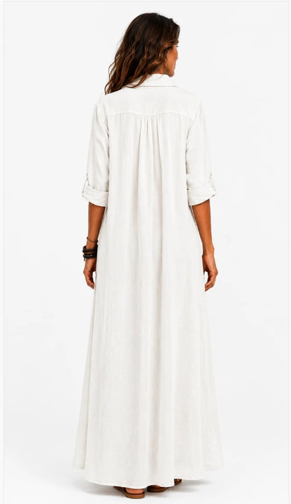 Giulia – Robe Longue en Lin