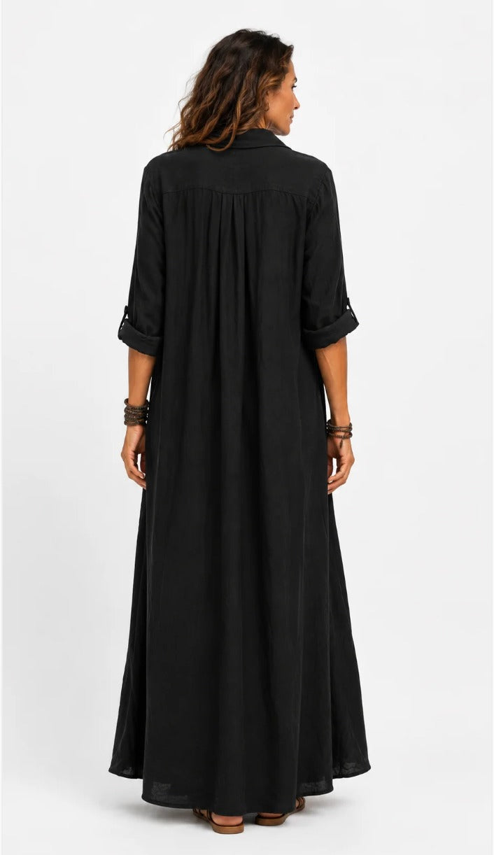Giulia – Robe Longue en Lin