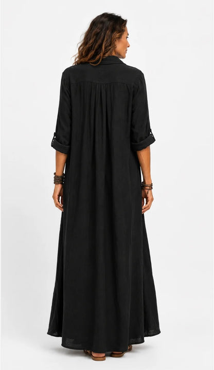 Giulia – Robe Longue en Lin