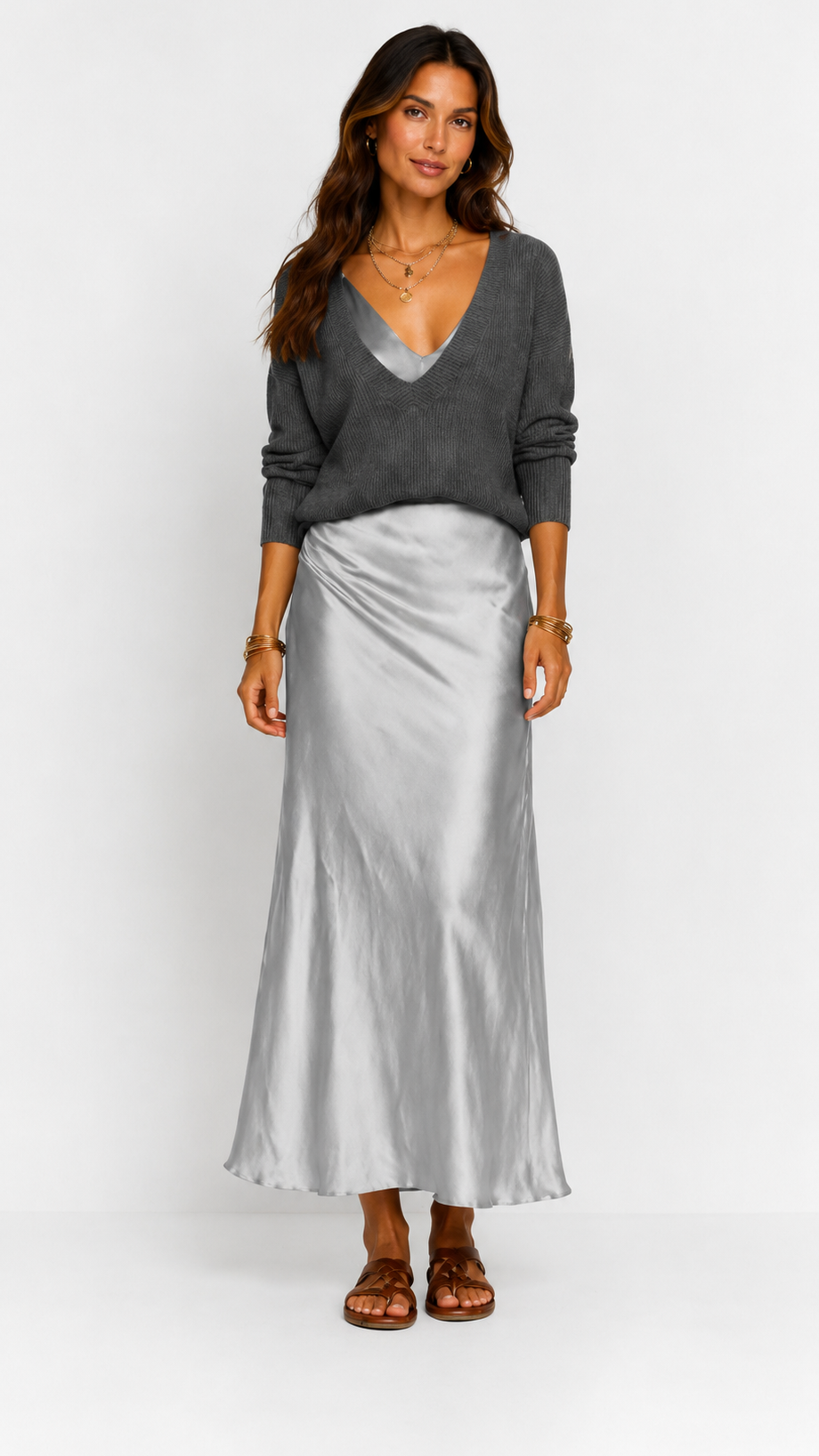 Luna | Robe Satinée