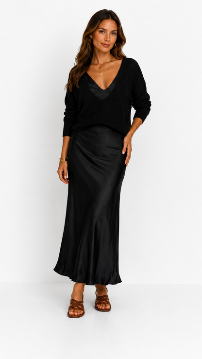 Luna | Robe Satinée