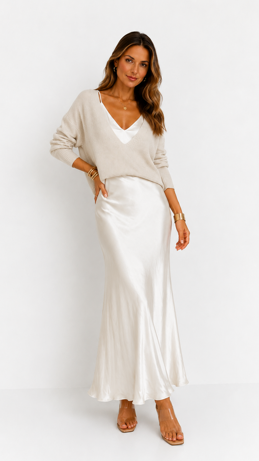 Luna | Robe Satinée
