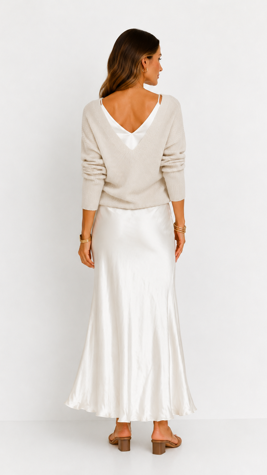 Luna | Robe Satinée