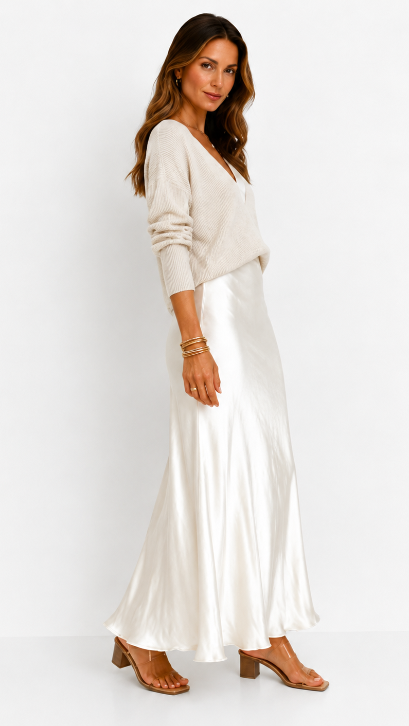 Luna | Robe Satinée