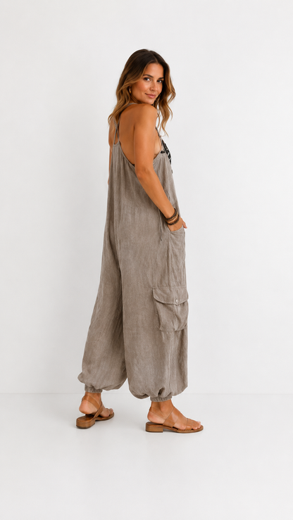 Erminilde | Combinaison Brodée Style Bohème