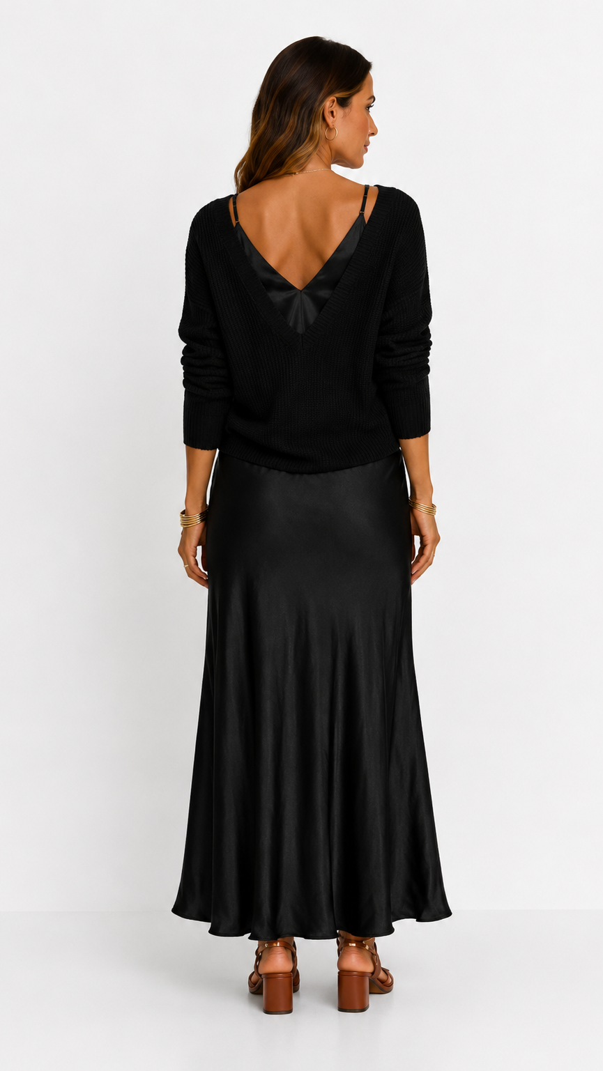 Luna | Robe Satinée